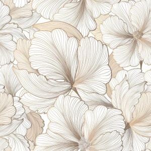 Satyna premium kwiaty boho