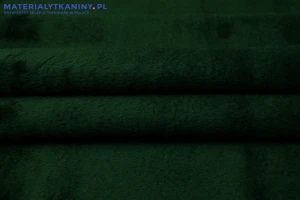 Dzianina futerkowa krótki włos zabawka zielona 9mm