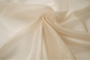 Organza jednotonowa 150cm beż zimny