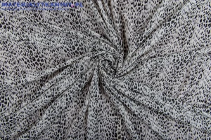 Chiffon gray panther pattern
